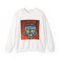 Demon Skull Crewneck Sweatshirt — Graphic Horror Art Pullover