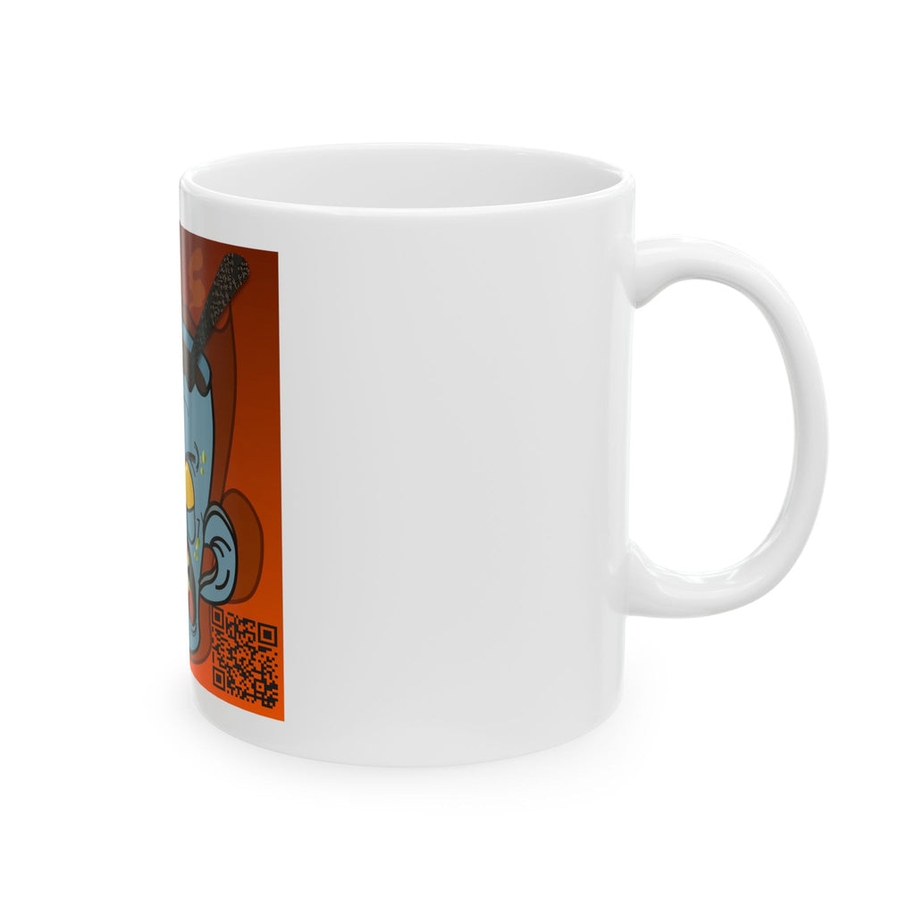 Angry Zombie Head Ceramic Mug — Horror Coffee Cup (11oz, 15oz)